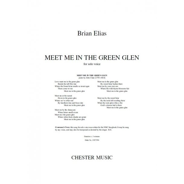 Brian Elias: Meet Me In The Green Glen