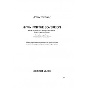 John Tavener: Hymn For The Sovereign (Full Score)