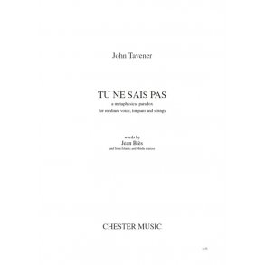 John Tavener: Tu Ne Sais Pas (Full Score)