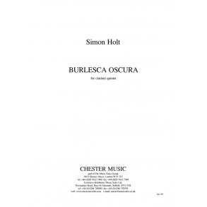 Simon Holt: Burlesca Oscura (Score)