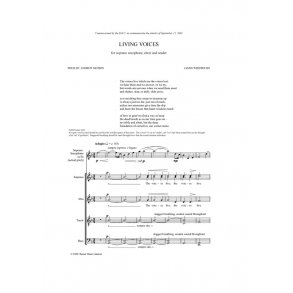James Whitbourn: Living Voices (Score)