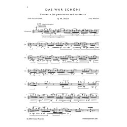 Rolf Wallin: Das War Sch&ouml;n! (Percussion Solo)