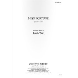 Judith Weir: Miss Fortune - Vocal Score