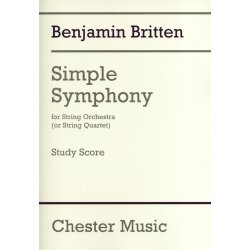 Benjamin Britten: Simple Symphony For String Orchestra - Study Score