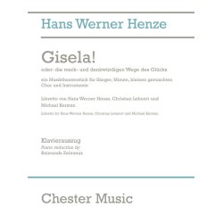 Hans Werner Henze: Gisela! (Vocal Score)