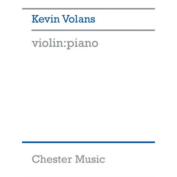 Kevin Volans: violin:piano