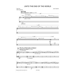 John Tavener: Unto The End Of The World (Flute, Clarinet and Tam-Tam Parts)