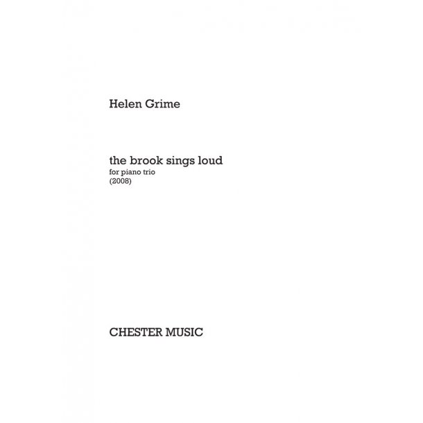 Helen Grime: The Brook Sings Loud