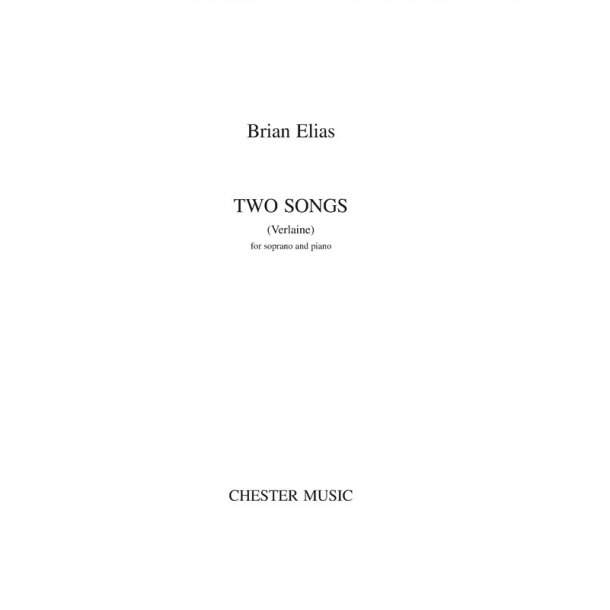 Brian Elias: Two Songs (Verlaine)