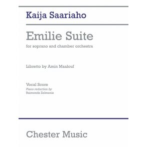 Kaija Saariaho: Emilie Suite - Vocal Score