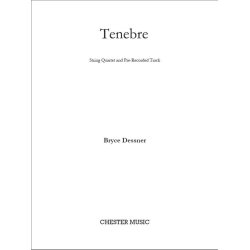 Bryce Dessner: Tenebre For  String Quartet and Pre-recorded track
