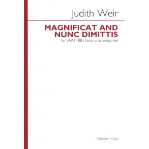 Judith Weir: Magnificat And Nunc Dimittis (SAATTBB Unaccompanied)