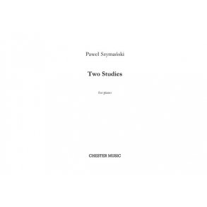 Pawel Szymanski: Two Studies For Piano