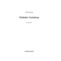 William Busch: Nicholas Variations for Piano Solo