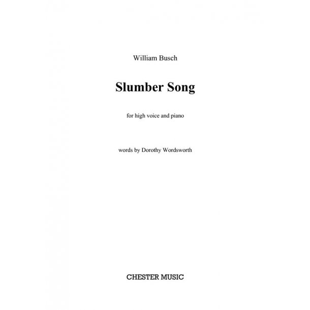 William Busch: Slumber Song
