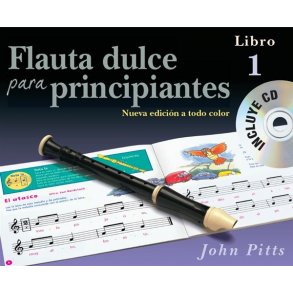 Flauta Dulce Para Principiantes Libro 1 (Recorder From The Beginning) Book/CD - Spanish
