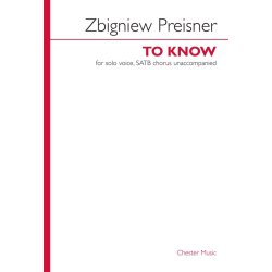 Zbigniew Preisner: To Know