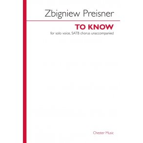 Zbigniew Preisner: To Know