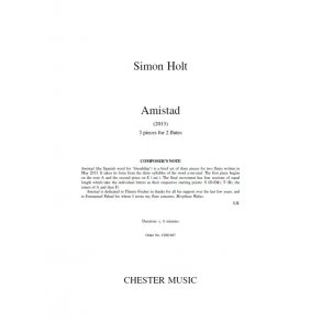 Simon Holt: Amistad