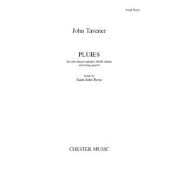John Tavener: Pluies (Vocal Score)