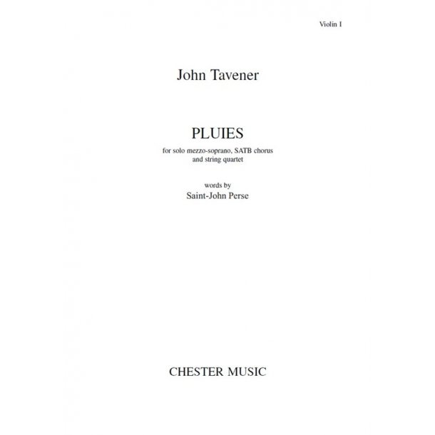 John Tavener: Pluies (Parts)