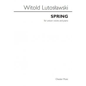 Witold Lutos?awski: Spring  (Arr. Richard Steinitz)