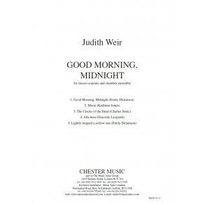 Judith Weir: Good Morning, Midnight (Study Score)