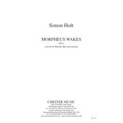 Simon Holt: Morpheus Wakes (Study Score)
