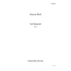 Simon Holt: 3rd Quartet (Parts)