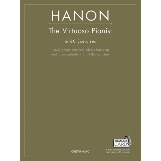 Charles Hanon: The Virtuoso Pianist In Sixty Exercises (Book/Download Card)