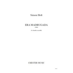 Simon Holt: Era Madrugada (Study Score)