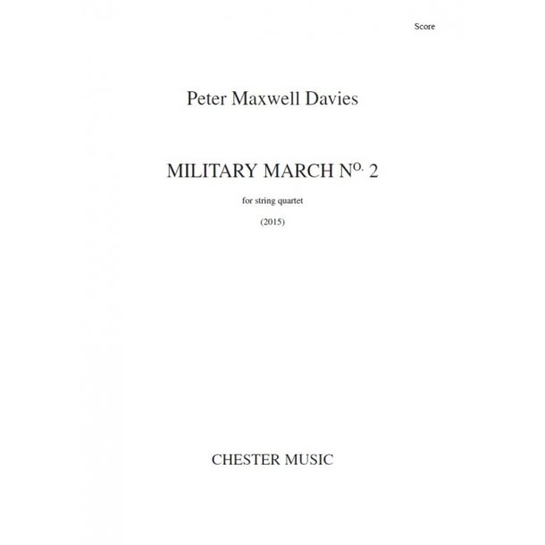 Peter Maxwell Davies: Military March No.2 (Score/Parts)