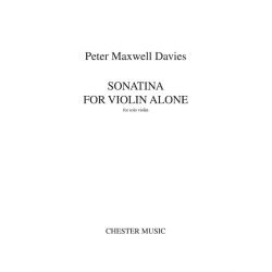 Peter Maxwell Davies: Sonatina For Violin Alone