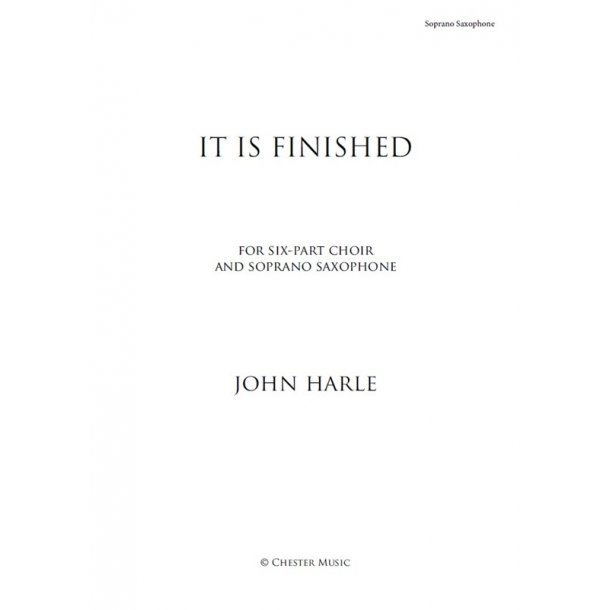 John Harle: It Is Finished (Saxophone Part)