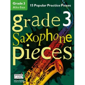 Grade 3 Alto Saxophone Pieces (Book/Audio Download)