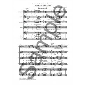 Paweł Łukaszewski: Lamentationes