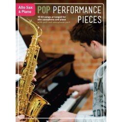 Pop Performance Pieces: Alto Saxophone And Piano
