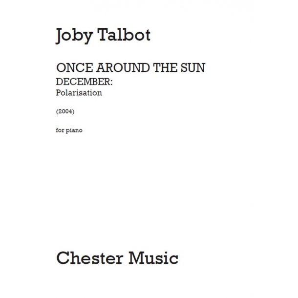 Joby Talbot: December - Polarisation (Solo Piano Version)