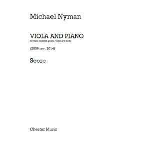 Michael Nyman: Viola And Piano (Revised 2014) (Score/Parts)