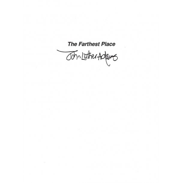 John Luther Adams: The Farthest Place