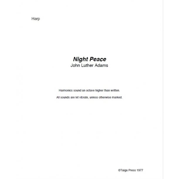 John Luther Adams: Night Peace