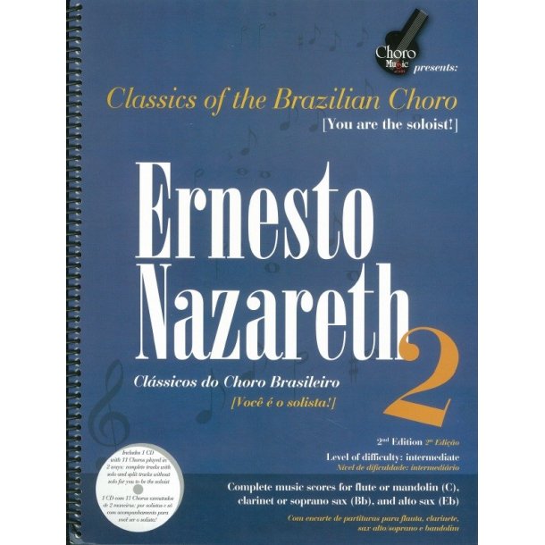 Choro Ernesto Nazareth 2 Bk/Cd