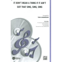 Duke Ellington/Louis Prima: It Don't Mean A Thing If It Ain't Got That Sing, Sing, Sing (SA)