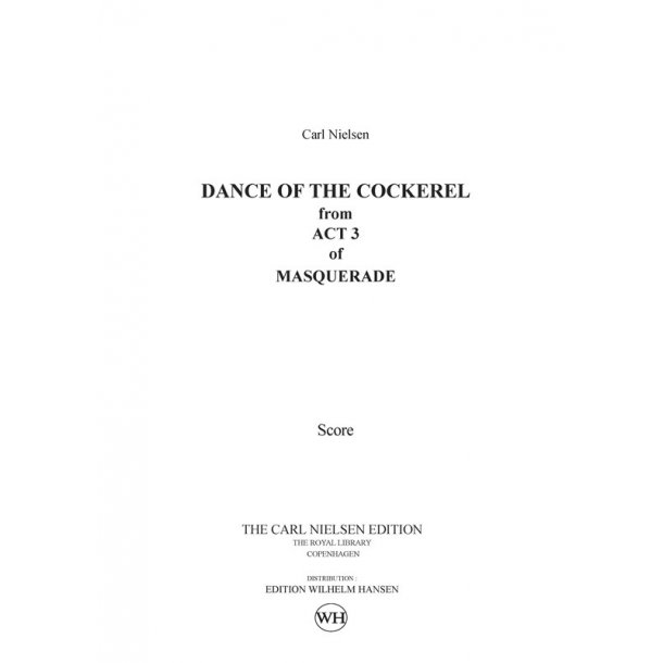 MASKARADE - HANEDANS, PARTITUR