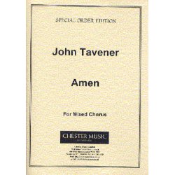 John Tavener: Amen (Score)