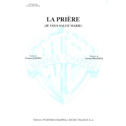 Brassens La Priere Vce/Pf
