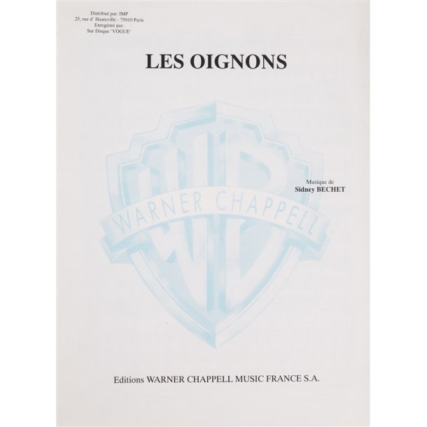 Sidney Bechet: Les Oignons