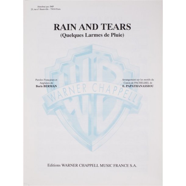 Aphrodites Child: Rain And Tears