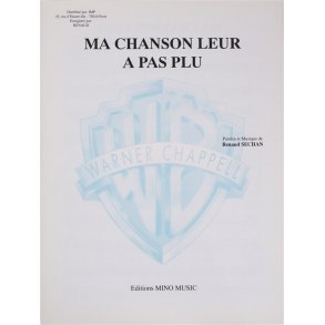 Renaud Sechan: Ma Chanson Leur A Pas Plu