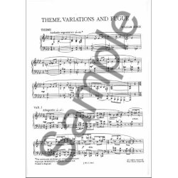 Busch, W Theme, Variations And Fugue Piano